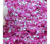 Sequin Matte White Color 10mm Cup Five Finger Flower Sequins Paillettes Sewing Wedding Craft Women Garments Accessories 10g/lot