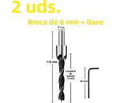 Countersink Drill Bit Set Reamer Woodworking Chamfer Counterbore Pliot Hole Cutter Screw Hole Drill 4/5/6/7/8/10mm HSS Hole Dril