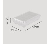 Egg Box 10/15 Grids Egg Holder Container for Outdoor Camping Picnic Eggs Box Case Anti-fall Egg Storage Box Kitchen Organizer