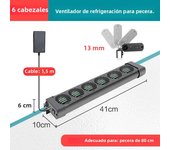 Aquarium Fish Tank Cooling Fan System Chiller Control Reduce Water Temperature 2/3/4/5 Fan Set Cooler Marine Pond Accessories