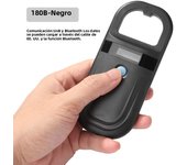 Black Animal RFID Reader 134.2KHz 125kHz USB/Bluetooth Pet Cat Dog Microchip Scanner FDX-B Glass Chip Identification Tag Reader