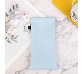 Soft PU Glasses Bag Sunglasses Case Carrying Bag Automatic Closed Eyewear Pouch Earphone Data Cable Storage Protective Cover