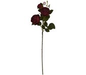Poenia Arte Floral - Vara de Peonia Artificial 63cm 3pcs - Decoración Floral de Alta Calidad