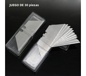 30Pcs Set Trapezoidal Blade Replacement Blade Art Craft CutterTool Multifunction Office Supplies Carving Supplies Multi Function