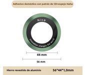Ring Bracket For Magsafe Magnetic Plate Ring Universal Metal Sticker Support Wireless Charger Plate Sheet For Magnet Car Holder