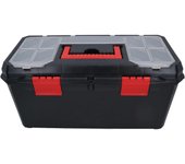 JOMAFA - CAJA DE HERRAMIENTAS DE 560 x 280 x 255 mm CON BANDEJA EXTRAIBLE Y COMPARTIMENTOS - 1366