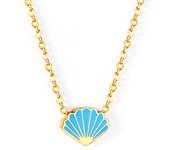LUXUSTEEL 2021 Fashion Gold Color Rainbow Pendant Necklaces Stainless Steel Colorful Choker Necklace Collier Cute Style Jewelry