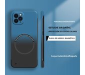 Hard PC Gradient Color Frameless Phone Case For Magsafe iPhone 16 15 14 Plus 13 12 11 Pro X XR Xs Max Magnetic Matte Thin Cover