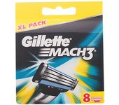 Gillette Mach 3 Blades 8 Pcs M - Cuchillas y Recambios para Hombre