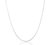 Ms. Sterg Sier Men's Jewelry 3MM Snake Chain Necklace