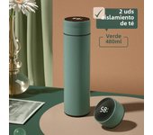 High Quality Smart Thermos Cup 304 Stainless Steel 480ml Smart Temperature Display Waterproof Double-wall Vacuum Thermos Cup