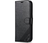 【AZNS】Leather Flip Case For iPhone 11 12 13 Pro MAX 14 15  Plus 16 Pro Max 12 Mini Phone Cover Coque Etui