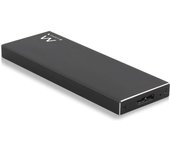 Ewent EW7023 Caja para Disco Duro Externo Caja Externa para Unidad de Estado sólido (SSD) Negro