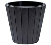 Prosperplast Maceta WOODE 54L - Alta Capacidad - Diseño Moderno