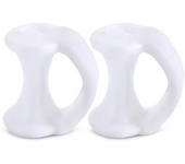 2pcs Silicone Toe Separator Finger Feet Care Protector Gel Toe Orthopedic Bunion Hallux Valgus Corrector Pedicure Spacer Yoga