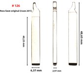 jingyuqin No.03 #39 40 71 105 106 126 Key Blade For Chevrolet Cruze Epica Lova Camaro Impala Captiva Aveo Spark Blank Replace