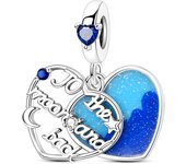 New 925 Silver Princess Life Vlog Camera Hair Clip Charms Beads Fit Pandora 925 Original Bracelets DIY Jewelry Birthday Gift