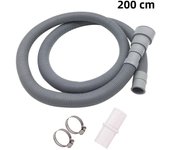 70/150/200cm Drain Pipe Washing Machine Dishwasher Drain Waste Hose Extension Pipe With Hose Clamps Set Wash Machine Accesories