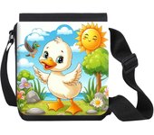 MERCHANDMANIA BANDOLERA PEQUEÑA el patito feo cuento niños infantil dibujos bolso bandoleer