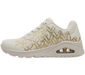 Skechers UNO - GOLDEN HEART Deportivas Planas Mujer Beige