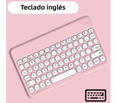 Wireless Keyboard And Mouse For Apple Samsung Bluetooth Keyboard for iPad iPhone Tablet Laptop Spanish Portuguese Russian French
