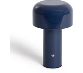 Ledkia Lámpara de Mesa LED 2W Pórtatil Metal con Batería USB Recargable Zaipi Azul