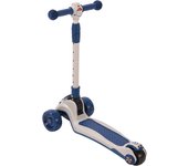 Patinete infantil LED plegable de 3 ruedas con altura ajustable para niños de 2 a 8 años con música