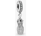 Pandora Charm de Colgante en Plata de Lei Falda de Bagua Desumbrante 792062CZ,Incluye Caja Original