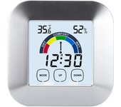 Termómetro electrónico tácthil Reloj Meteorológico temperature y humedad