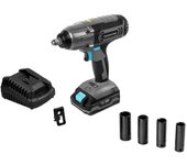 Cecotec CecoRaptor Impact 2020 Ultra. Llave de Impacto sin Cables con Batería 20V y 2000mAh Velocidad sin Carga 2300 RPM Ratio de Impacto 3000 BPM Torque máx 400 NM Portabrocas