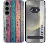 Funda Silicona para Samsung Galaxy S24+ Plus 5G diseño Madera 10 Dibujos