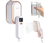 Plancha de vapor portátil de 1200 W con depósito de agua de 150 ml, 3 ajustes de vapor, ideal para el hogar, viajes y la universidad.