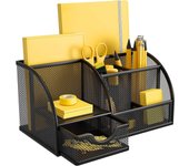 Desk Organizer, Office Organizer with Tray and Pencil Holder.