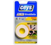 Ceys Cinta Stira sella escapes y fugas autosoldable 1,5 mt x 19mm
