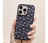 Luxury PU Leather Phone Cases for iPhone 16 Case iPhone 15 14 13 12 11 Pro Max 16 Plus 13 Mini Small Florals Back Cover Fundas
