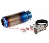51mm/60mm Motorcycle exhaust with DB killer Motorcycle Exhaust Pipe Muffler Carbon Fiber GP-project Exhaust Pipe