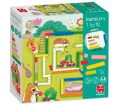 GOULA JUEGO DE MESA HAMSTER JUEGO REGLETAS 1-10 PRIMEROS JUEGOS