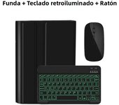 Keyboard Case for Samsung Galaxy Tab A9 Plus, Tablet Cover for Tab S8 S9 Ultra S7 S9 FE+ A8 S6 Lite A7 Lite Magic Keyboard Case