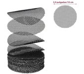 Pot Hole Mesh Pad Mat Grid Round Drainage Hole Screen for Pot Bottom Prevent Soil Loss Anti Bonsai Flower Plant Gardening Tools