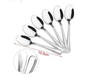 Maxia Market - Cubiertos accesorios para cocina, cuchillo para carne, fruta, de mesa, pescado, cuchara de postre, sopa, tenedor, espatula para tarta, acero inoxidable INOX - Colección ELEGANCE