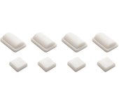 IMATICA LOS PALACIOS - Set de Gomas para Nintendo Wii - Repuesto Patas de Goma - Soporte Base - 8 Piezas Incluidas
