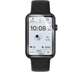 2 protectores smartwatch para KSIX Tube, Protector de pantalla hidrogel, Extrafuerte, Transparente