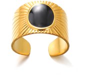 Retro Black Oil Drip Open Rings for Women Gold Color Luxury Adjustable Butterfly Finger Ring 2024 Trendy Wedding Jewelry Gifts