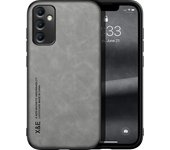 Luxury Leather Case For Samsung Galaxy A54 A34 A14 A15 A24 A23 A13 4G 5G A04S A05S A05 Cover With Metal Plate Support Car Hold