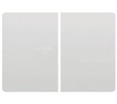 Tecla doble pulsador BLANCO BJC Coral 21709