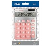 BlÃ­ster calculadora de sobremesa 10 dÃ­gitos Silver Rosa
