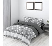 Panda Home Juego Funda Nórdico Cama para cama 90, 105,135,150,180cm para edredón 3 o 4 Pieza,Poliéster 100% Microfibrar, Funda nórtica sábana Bajera con Funda de Almohada