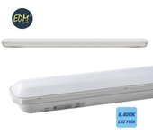 Regleta estanca led ip65 48w 5274lm 6500k luz fría 8.6x148x6.6cm EDM
