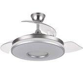 FABRILAMP Ventilador de Techo DC DANI 72W Cromo 3 Aspas - Estilo y Funcionalidad