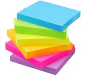 Comprar Early Post-It Notas 6 Colores Brillantes 6 Almohadillas Autoadhesivas 3 "* 3", 100 Hojas/Almohadilla
